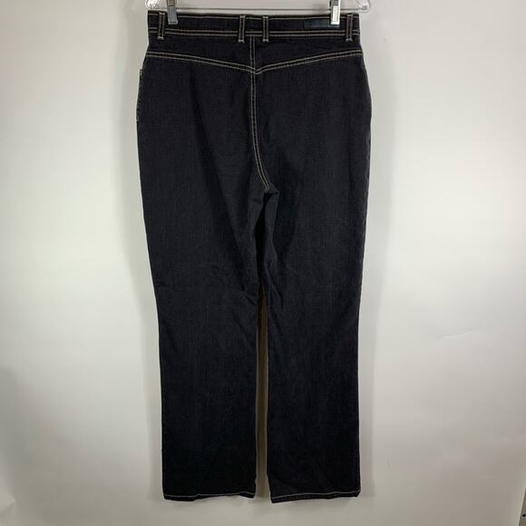 Gloria Vanderbilt Black Hi Waist Mom Jeans Sz 12 - Picture 3 of 8
